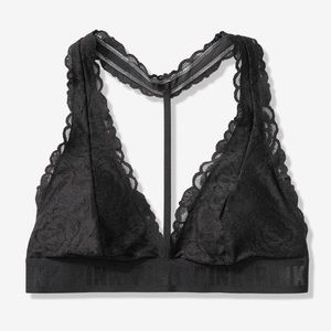 PINK Lace Halter Bralette